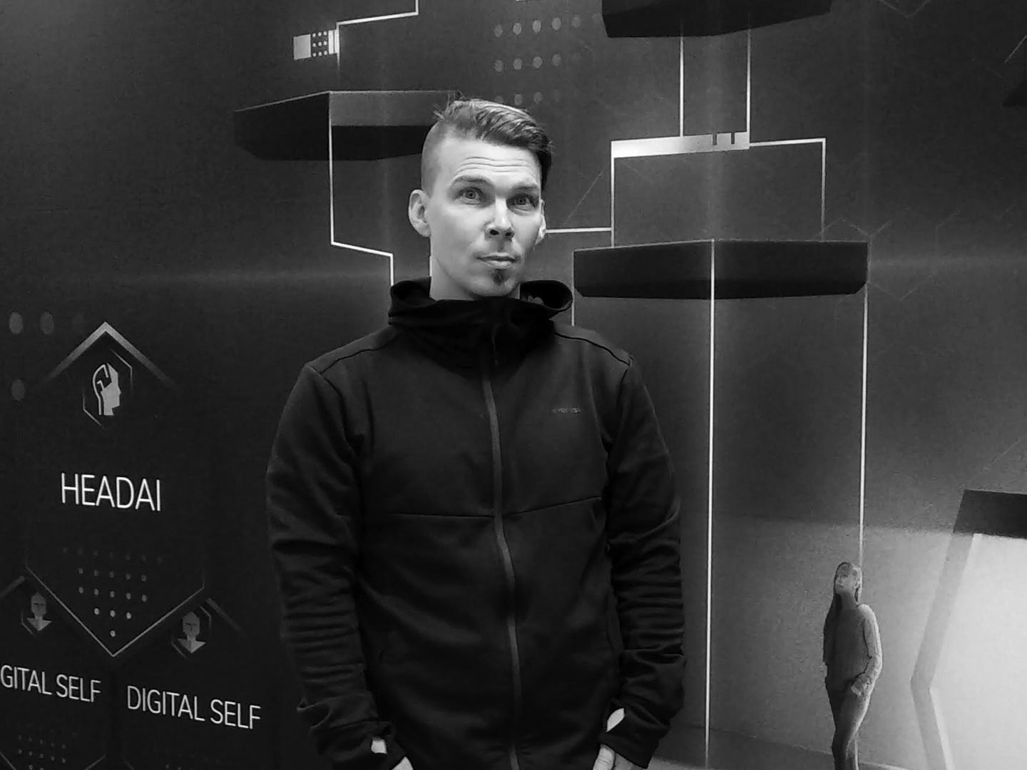 Antti Koivisto at Headai office. One of the company founders.