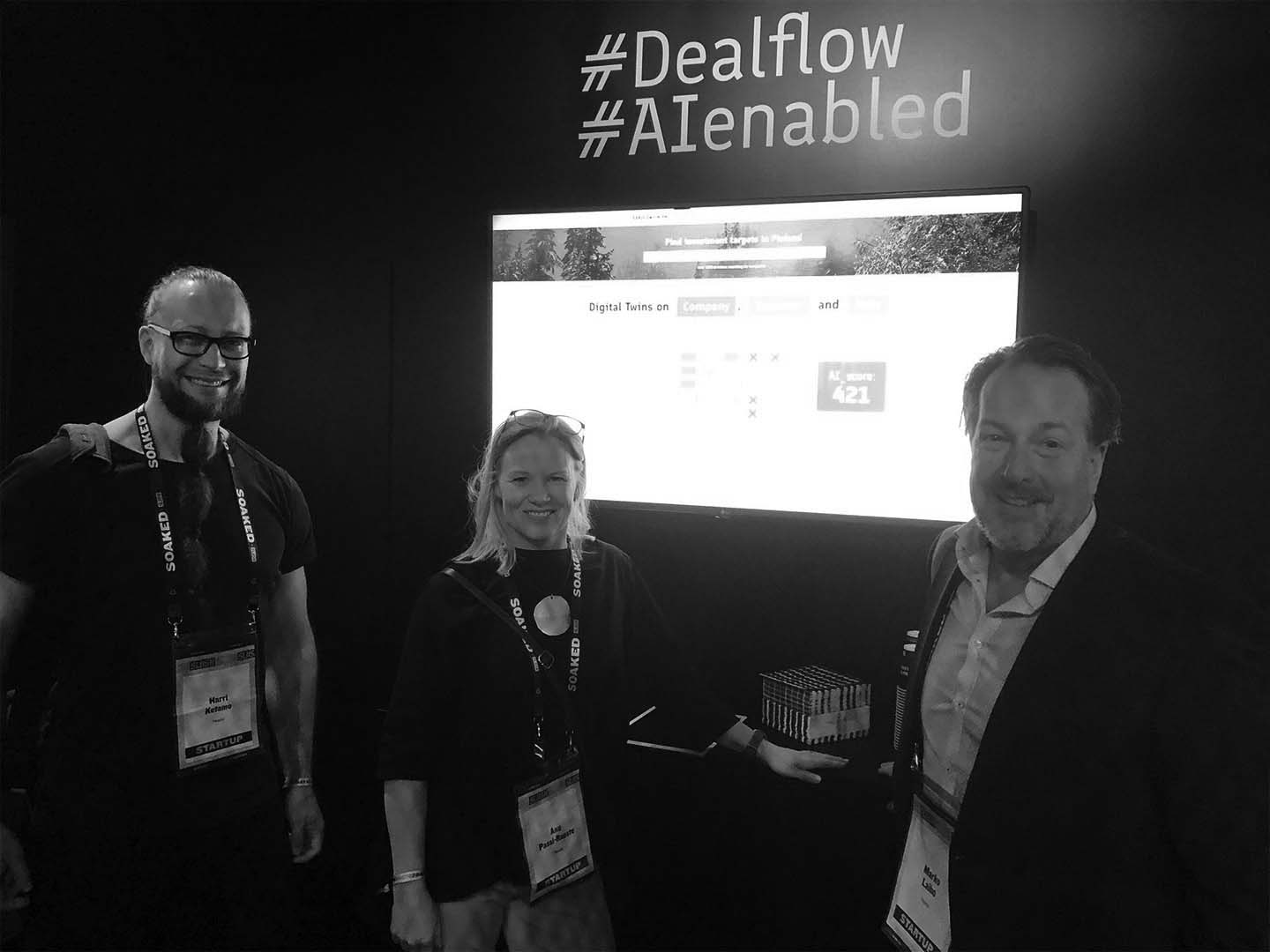 Headai represented at Slush: Harri Ketamo, Anu Passi Rauste & Marko Laiho