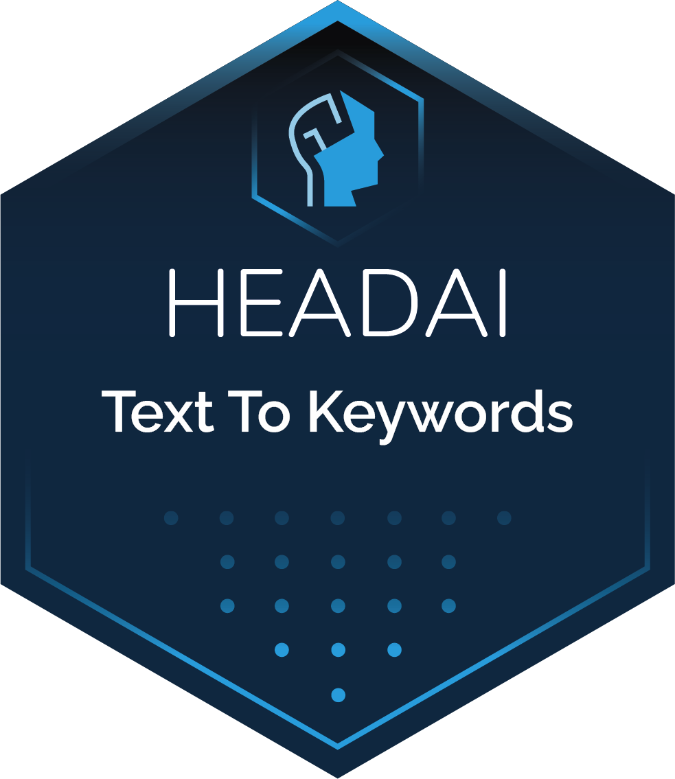 Headai Text to Keywords