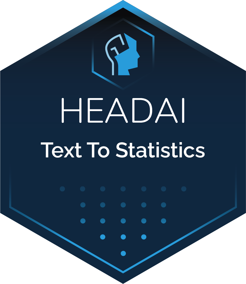 Headai Text to Statistics